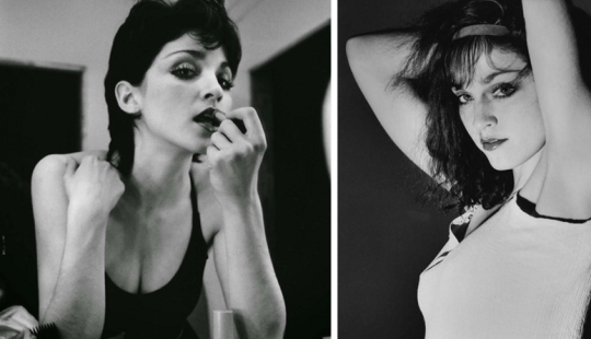 Young and still unknown Madonna with photographs by Michael McDonnell Young and still unknown Madonna with photographs by Michael McDonnell