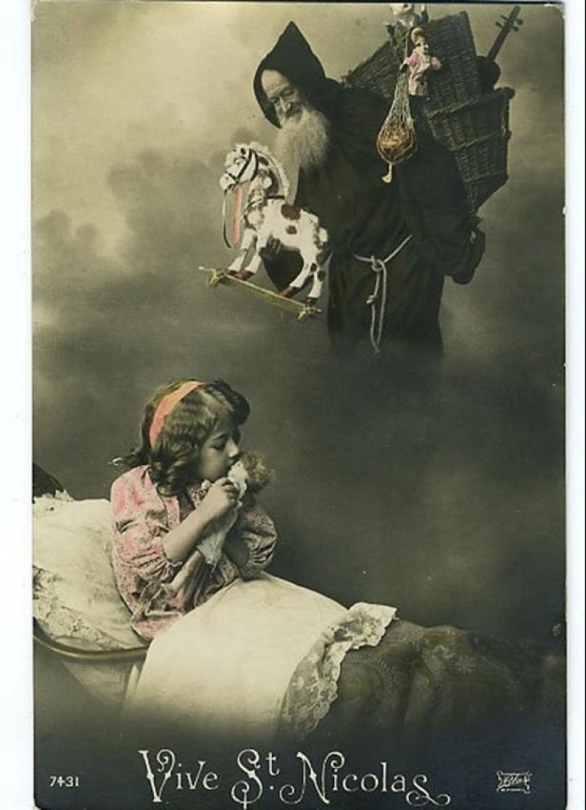 Papá Noel enojado y aterrador