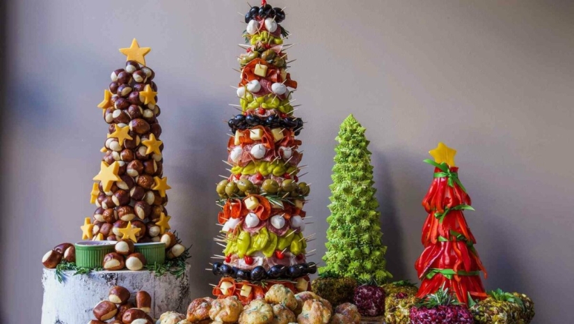 Árbol de Navidad comestible DIY