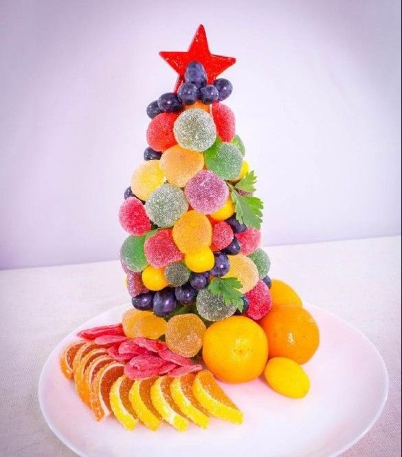 Árbol de Navidad comestible DIY