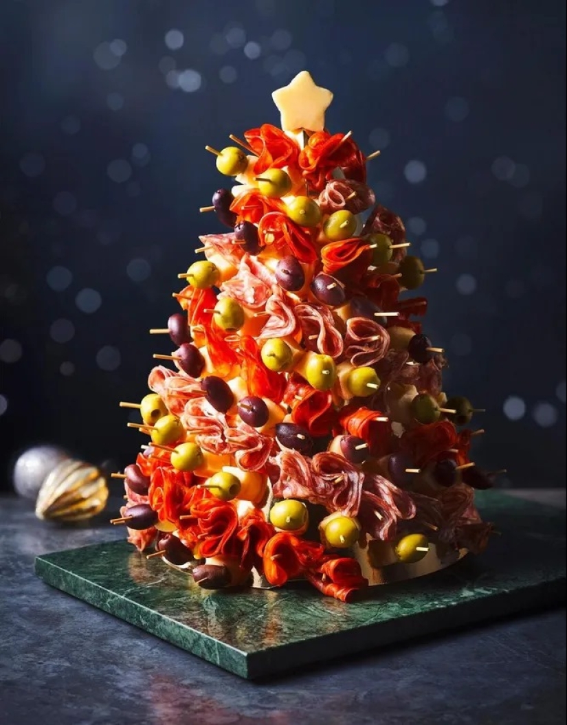 Árbol de Navidad comestible DIY
